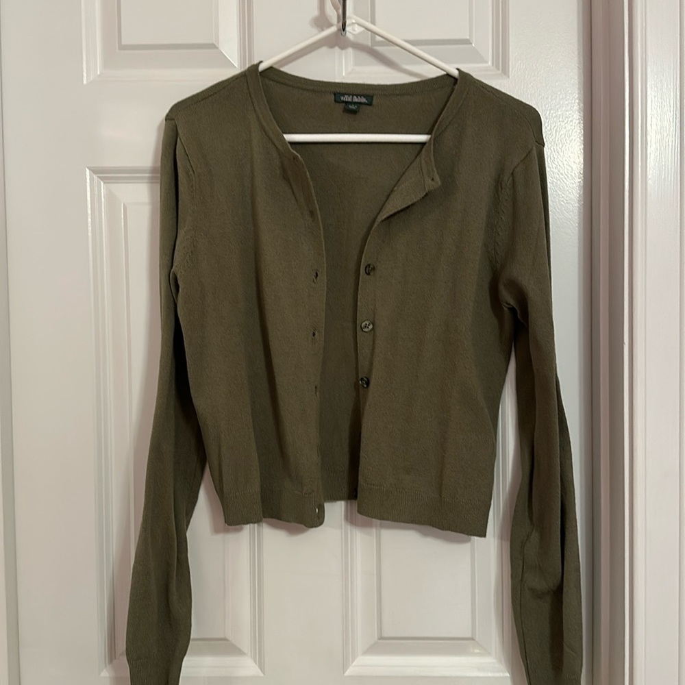 Cropped cardigan